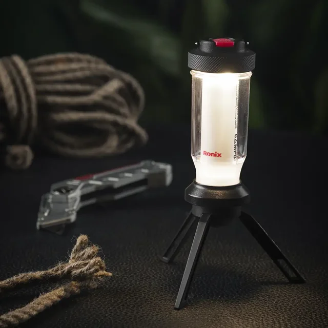 چراغ کمپی فانوسی 200 لومن مدل RH-4213 CAMPO