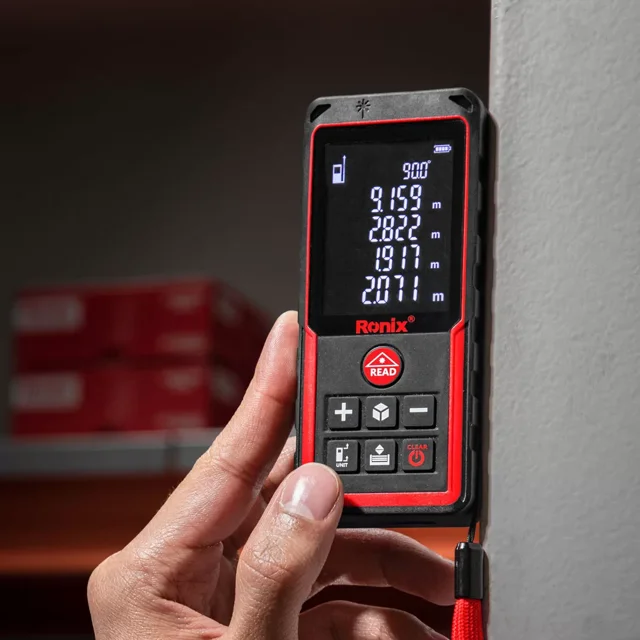 متر لیزری 100متری نور قرمز RH-9353