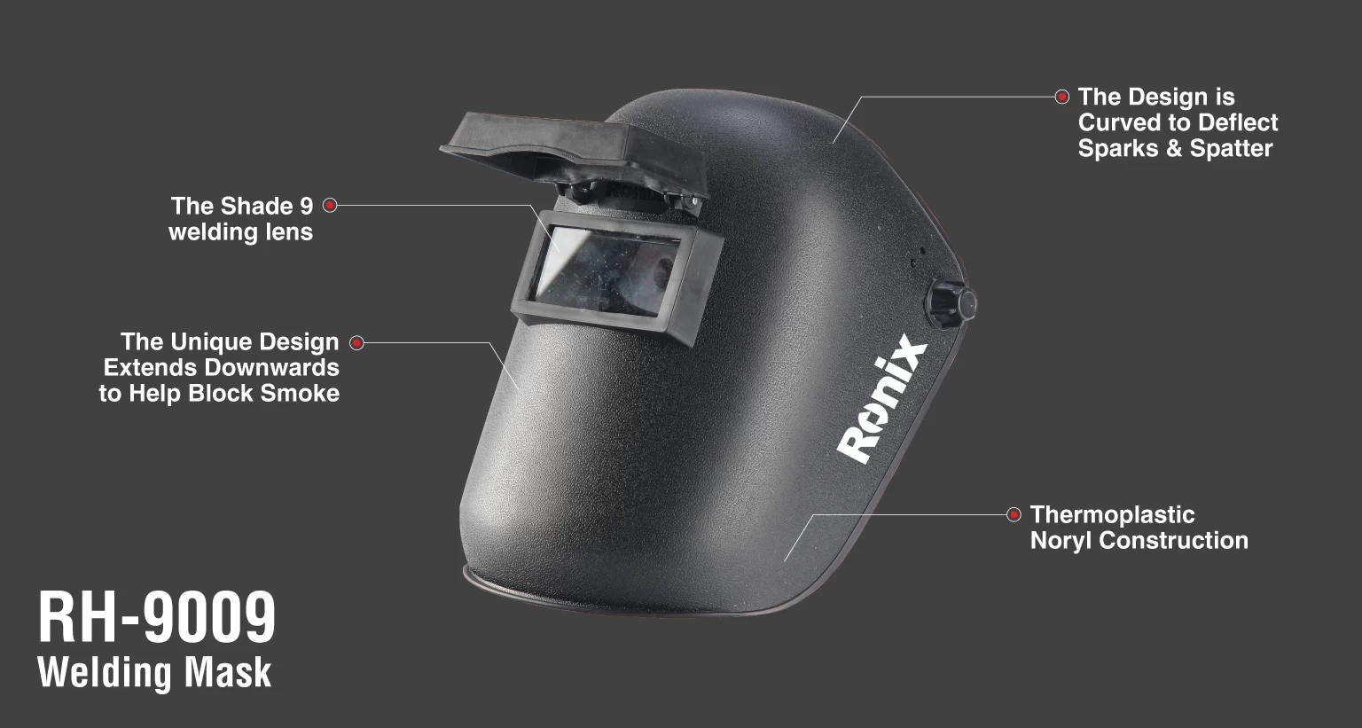 کلاه ماسک جوشکاری RH-9009